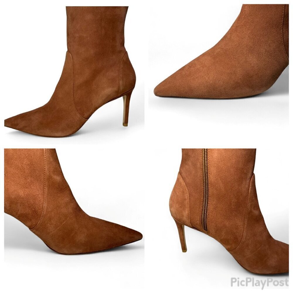 Stuart Weitzman 85 Knee High Suede Boot, Tan, Size 7.5 US, 38 EU NWOB - Picture 12 of 16